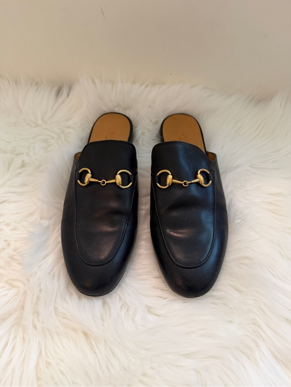 Gucci Princetown Leather Mule